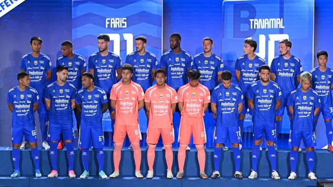 Ramon Tanque Dipinjamkan, Persib Bandung Perkenalkan 32 Pemain untuk Musim 2026/2027