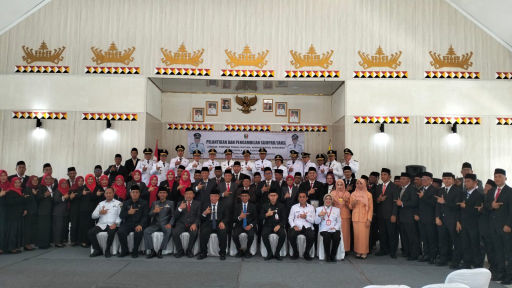 Lantik 78 Pejabat di Tanggamus, Bupati Saleh Asnawi Tekankan Budaya Kerja 