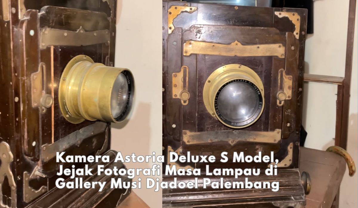 Kamera Astoria Deluxe S Model di Palembang Jadi Bukti Sejarah Fotografi, Pakai Lensa Voigtländer Heliar 360mm