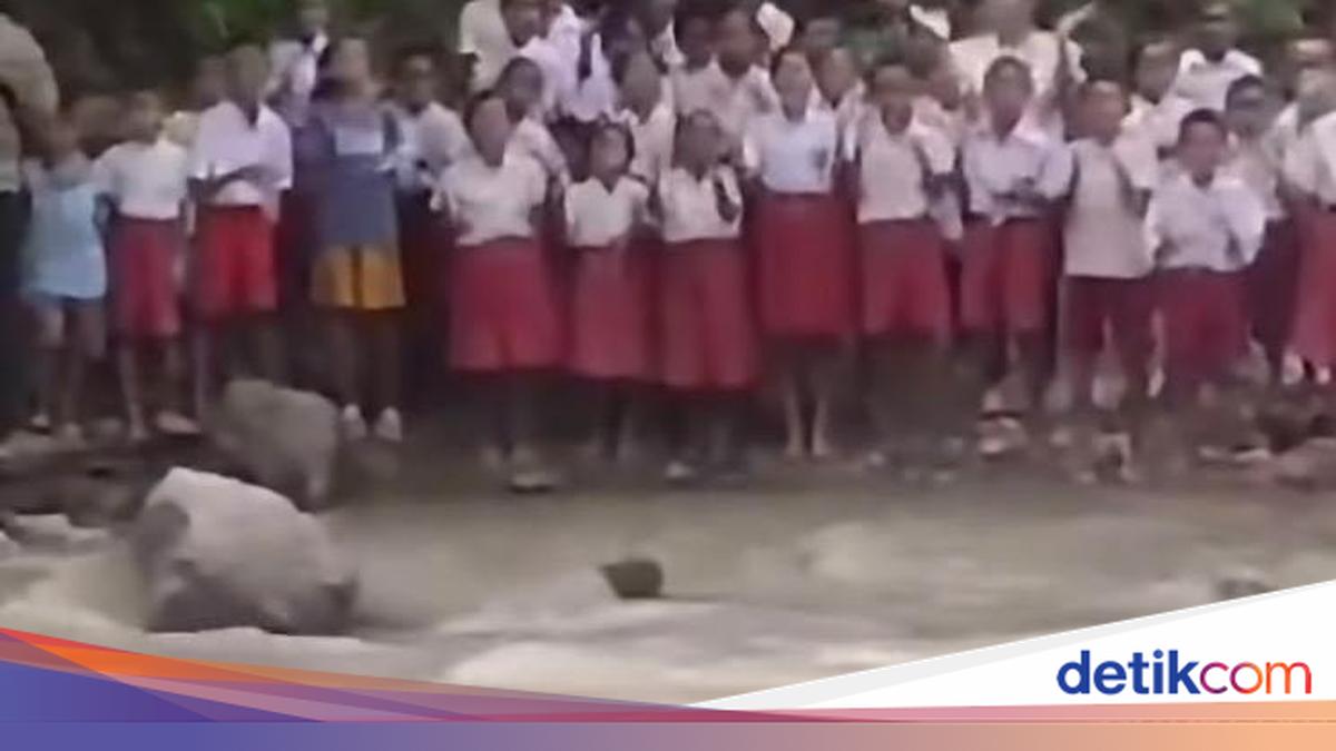 Bupati TTU Akui Banyak Sungai Belum Berjembatan Usai Video Kadis Pendidikan Menyeberang Diteriaki Yel-yel 'Ayo Maju-maju' oleh Siswa SD