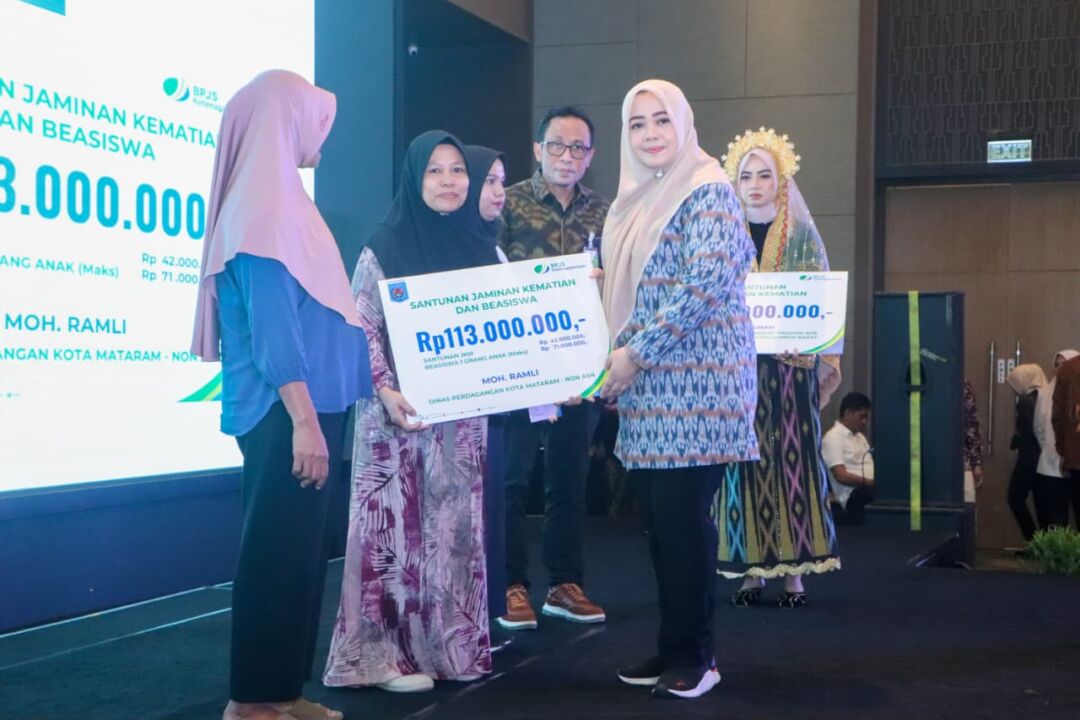 Jamsostek Award 2026 NTB: Wagub Ummi Dinda Apresiasi Lombok Utara, Dorong Daerah Lain Perluas Jaminan Sosial Pekerja