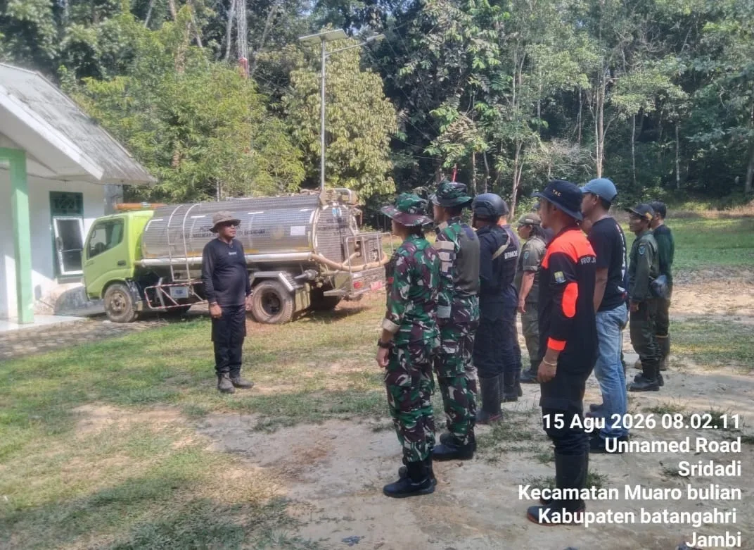 Satgas Karhutla Gabungan Padamkan Titik Api di Tahura Batanghari, Patroli Diperketat Cegah Kebakaran Meluas