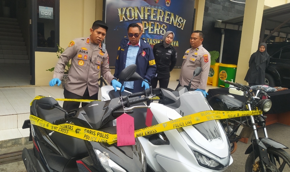 Polres Tasikmalaya Amankan Tiga Pelaku Curanmor dalam Operasi Libas, Satu Masih di Bawah Umur