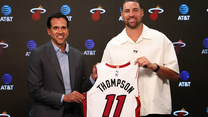 Klay Thompson Resmi Gabung Miami Heat demi Cincin Juara NBA Kelima