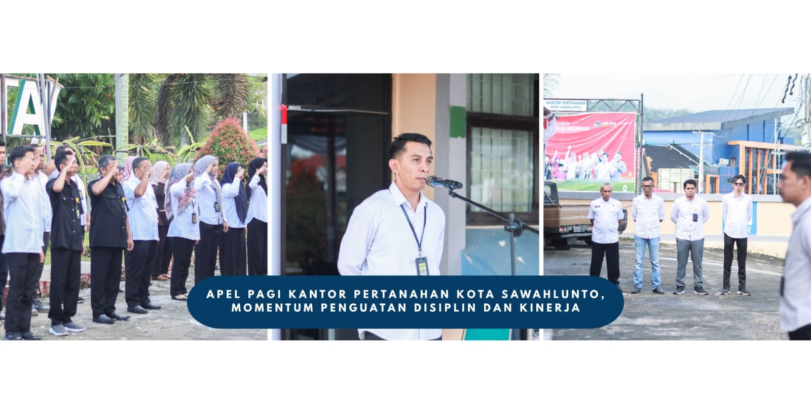 Kantah Sawahlunto Gelar Apel Pagi, Tegaskan Disiplin dan Integritas Pelayanan Publik