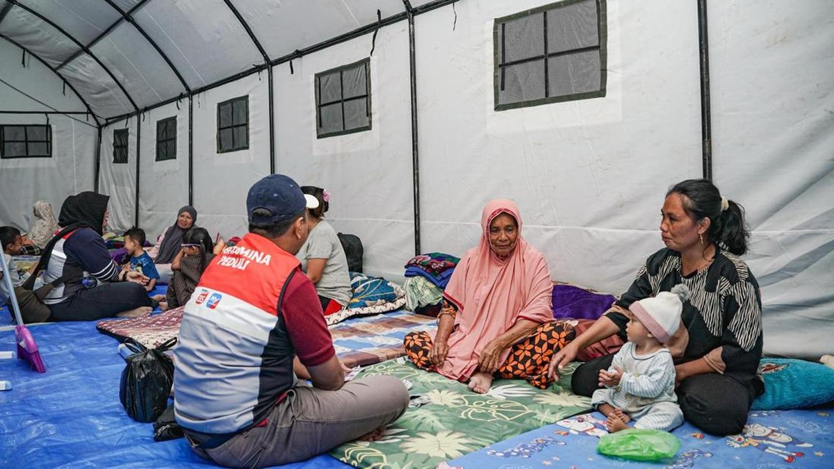 Pertamina Salurkan Bantuan ke 28 Posko Mandiri Korban Gempa di Manggarai NTT