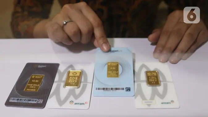 Harga Emas Antam Hari Ini Turun Rp 18.000 ke Rp 2,75 Juta per Gram
