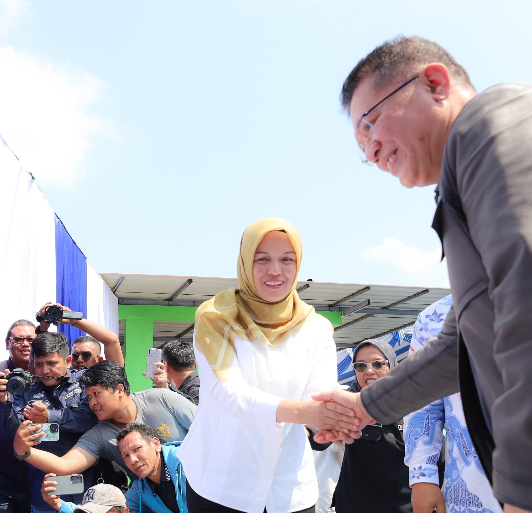Wabup Bintan Deby Maryanti Apresiasi Sumur Bor Sucofindo di Toapaya, Sebut Sedekah Air Amal Jariyah