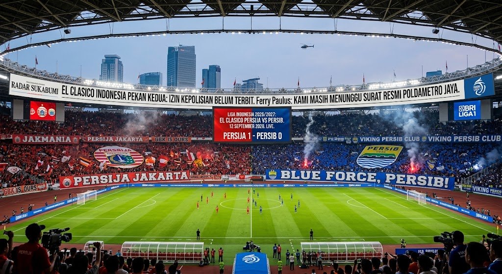 Izin Laga Persija vs Persib di GBK Belum Terbit, Polisi Janji Segera Keluarkan