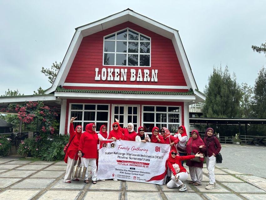 IKWI Sumut Gelar Family Gathering ke Wisata Alam Loken Karo, Ketua PWI: Jaga Nama Baik Organisasi