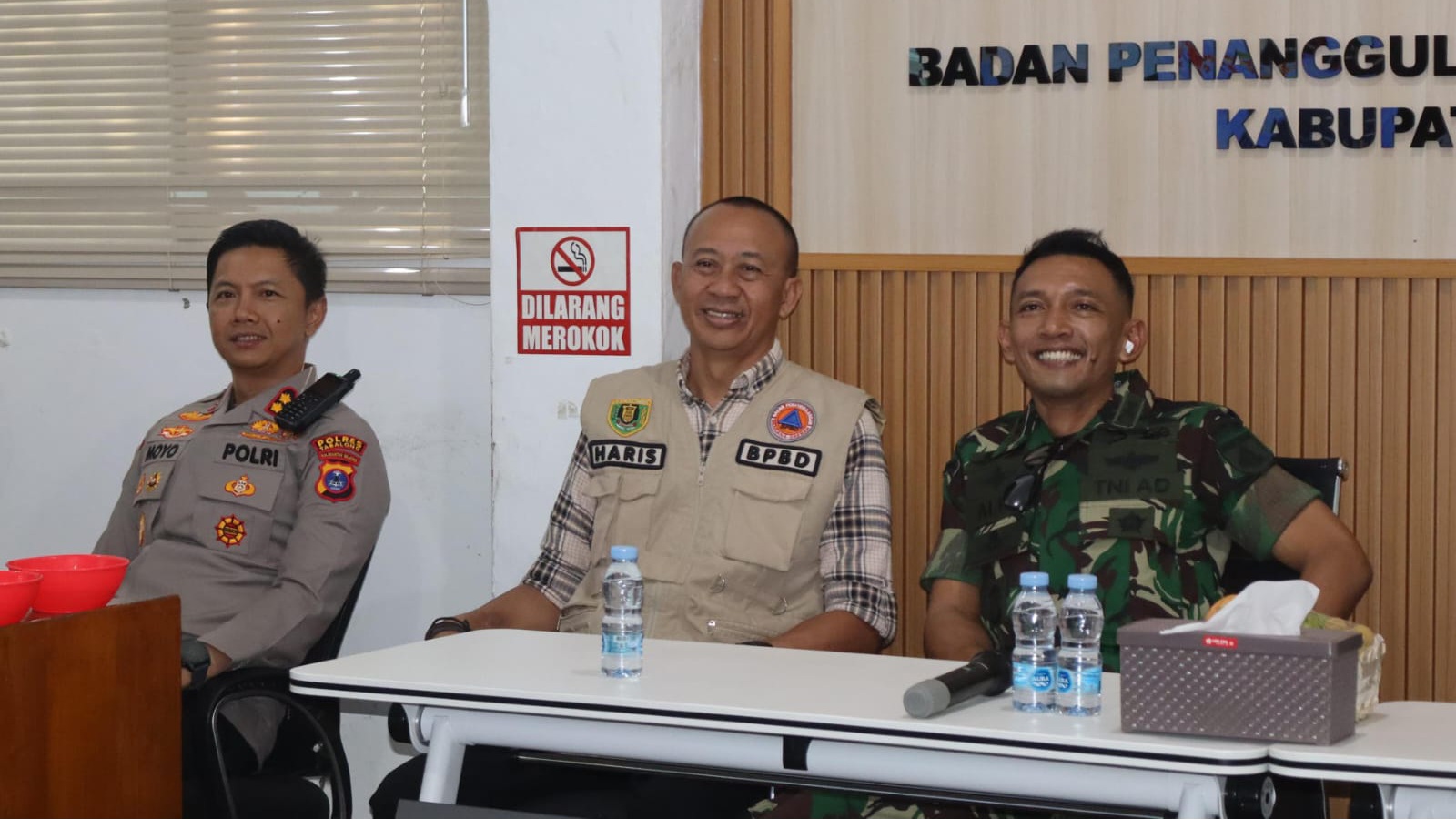 Kapolres dan Dandim Tabalong Cek Kesiapsiagaan Pusdalops BPBD Jelang Musim Karhutla, Ini Fokus Pengecekannya