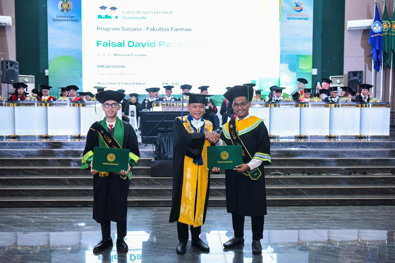 Rektor USU Muryanto Amin Kukuhkan 5.263 Wisudawan, Tekankan Ijazah Bukan Tanda Selesai Belajar