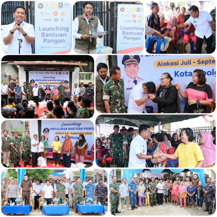 Bantuan Pangan Juli-September 2026 di Kota Sibolga Resmi Disalurkan, 13.247 Keluarga Terima Beras 30 Kg