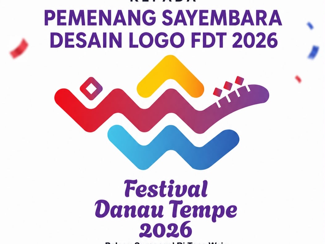 Muhammad Asrul Hariadi dari Pangkep Menangkan Sayembara Logo Festival Danau Tempe 2026, Angkat Filosofi Palisu Sumange