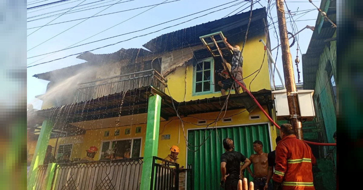 Kebakaran Rumah Dua Lantai di Balikpapan, Bocah 4 Tahun Meninggal dan 3 Anggota Keluarga Luka Bakar