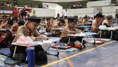 82 Pramuka Siaga se-Buleleng Warnai GOR Bhuana Patra, LKBB Tongkat Uji Kekompakan 16 Regu Penggalang