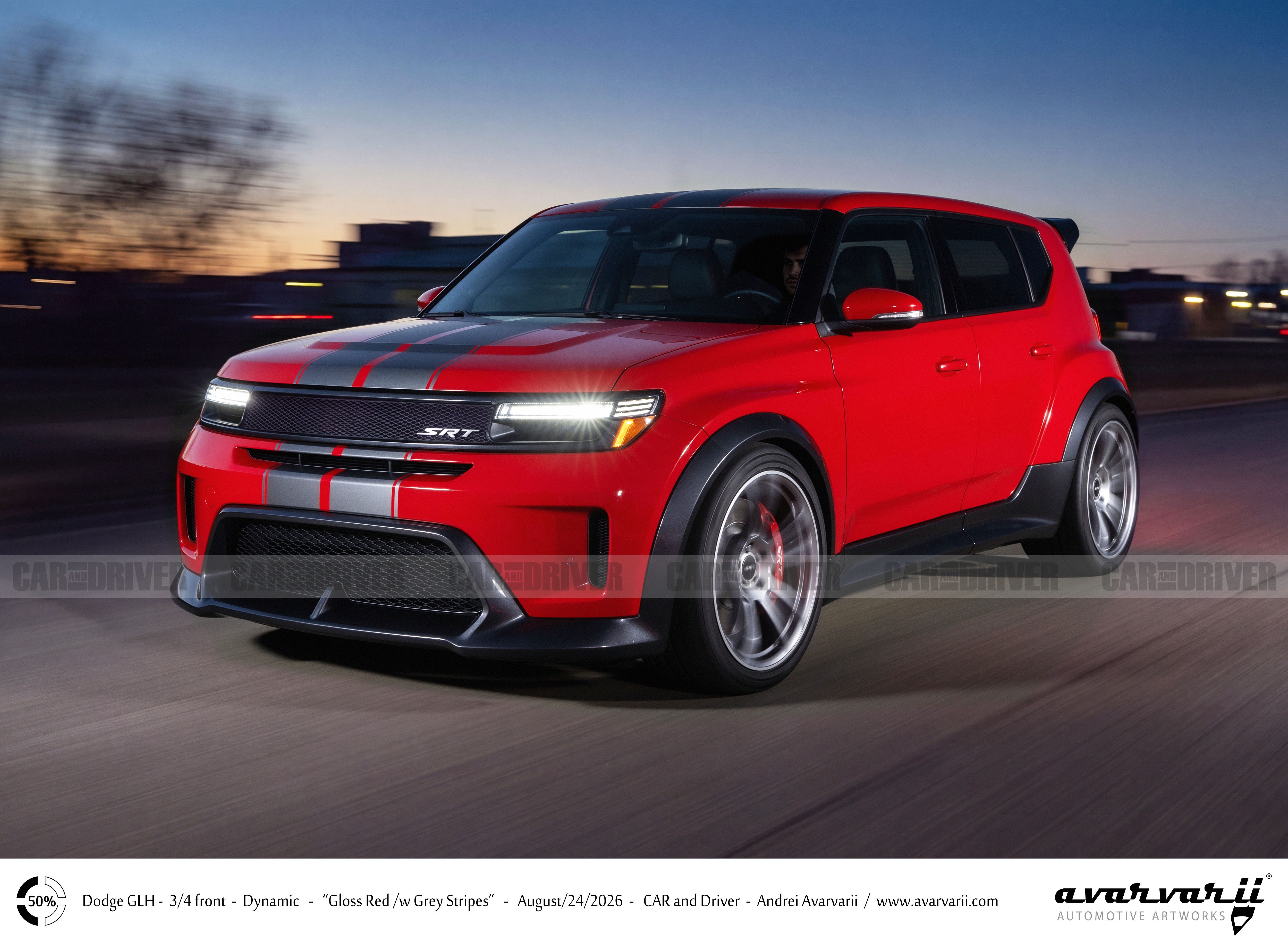 Dodge GLH 2028 Siap Gantikan Hornet, Mesin 2.0 Turbo 324 HP untuk Lawan Golf R