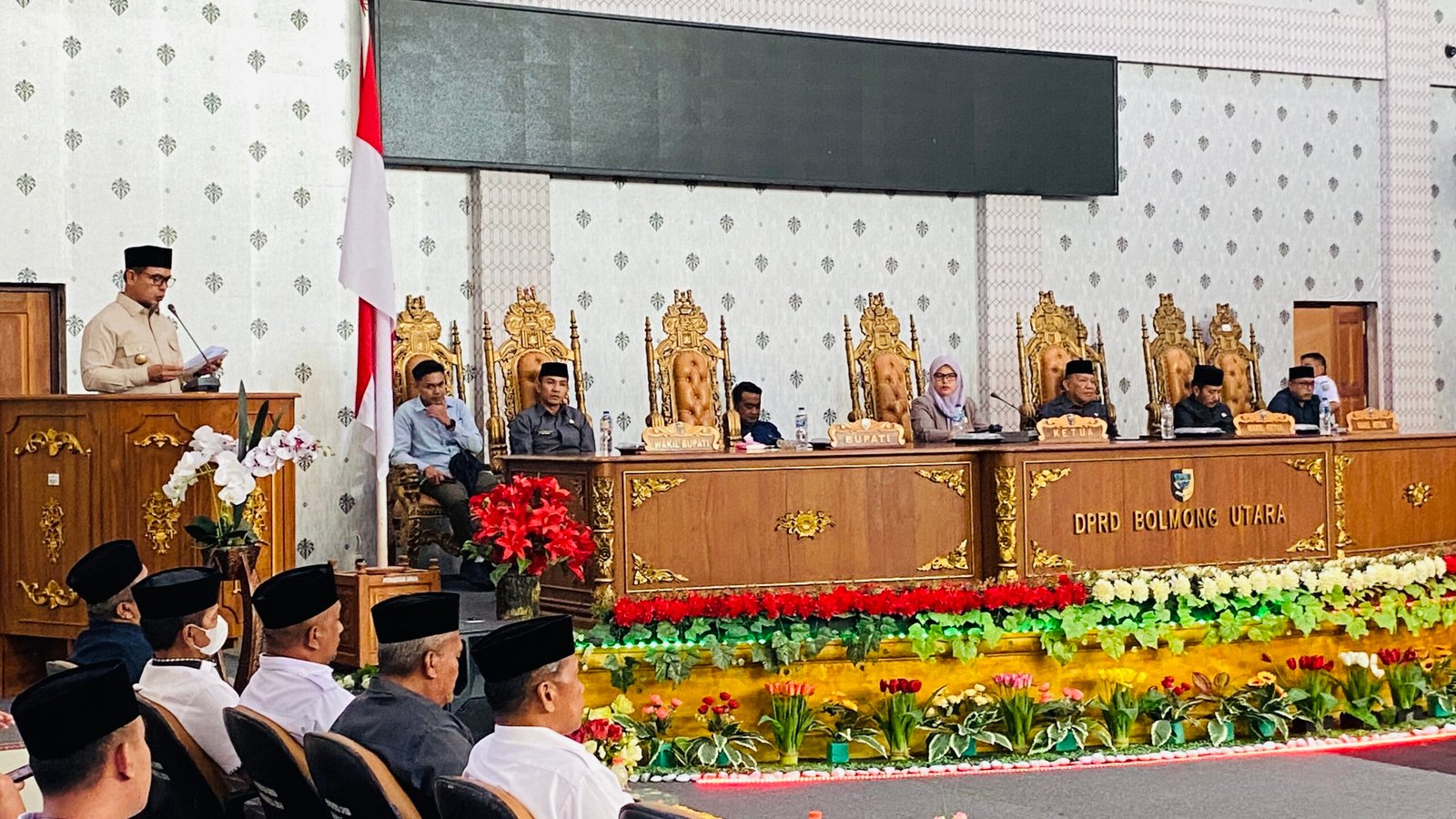 DPRD Bolmong Utara Gelar Paripurna Perubahan APBD 2026, Bupati Sirajudin Lasena Jelaskan Alokasi SILPA dan Pergeseran Anggaran