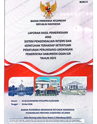 Kelebihan Bayar Perjalanan Dinas DPRD Ogan Ilir Rp 19,7 Miliar Belum Tuntas, BPK Ungkap Temuan Baru Rp 1,3 Miliar