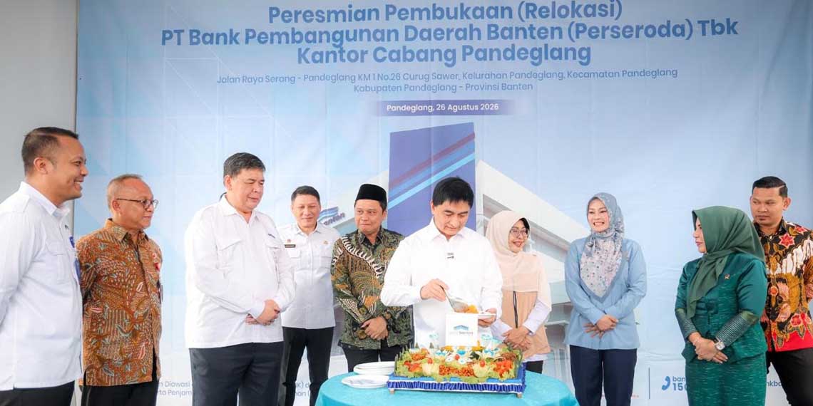 Bank Banten Resmikan Kantor Cabang Pandeglang di Jalan Raya Serang-Pandeglang, Target Kelola RKUD dan Perkuat Layanan UMKM