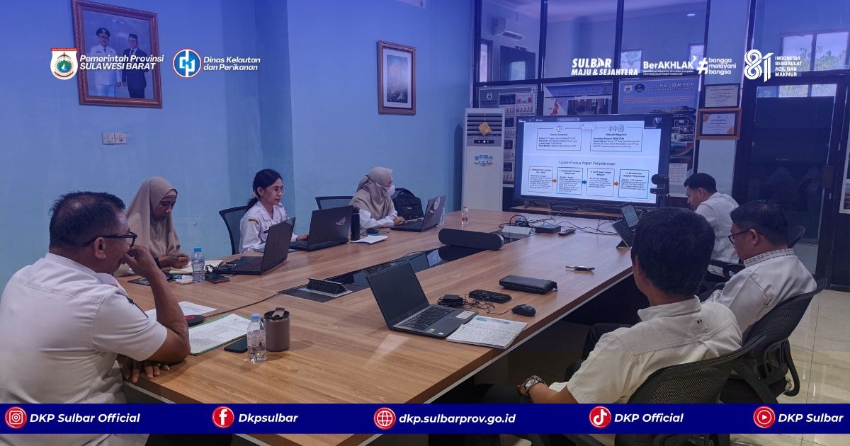 DKP Sulbar dan ESDM Bahas Izin Lokasi Tambang PT Kulaka Jaya Perkasa di Ruang Laut, Data Luasan Hektare Diminta
