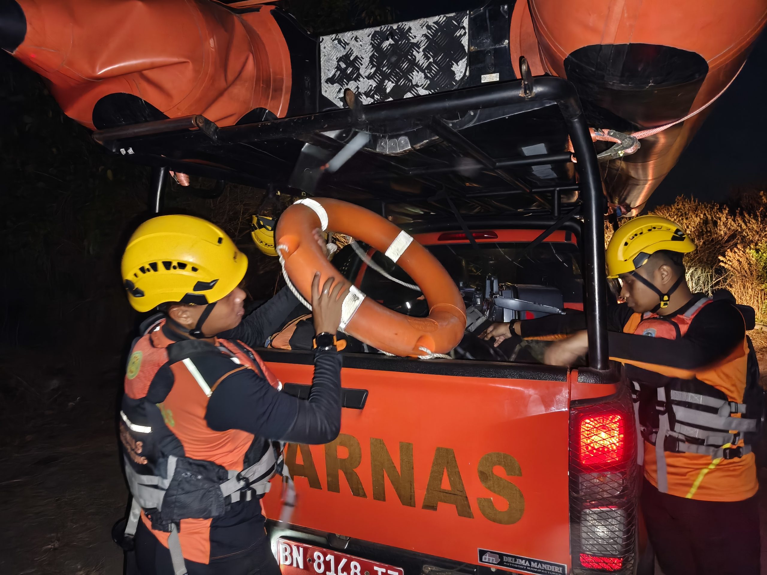 Tim SAR Gabungan Cari Nelayan Asal Lubuk Besar Bangka Tengah yang Hilang Sejak Selasa Sore