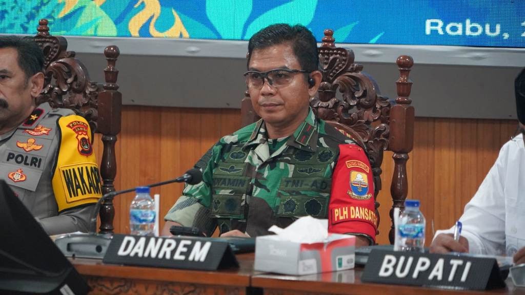 Danrem 042/Gapu Nyamin Tekankan Deteksi Dini dan Respons Cepat saat Rakor Karhutla di Tanjung Jabung Barat