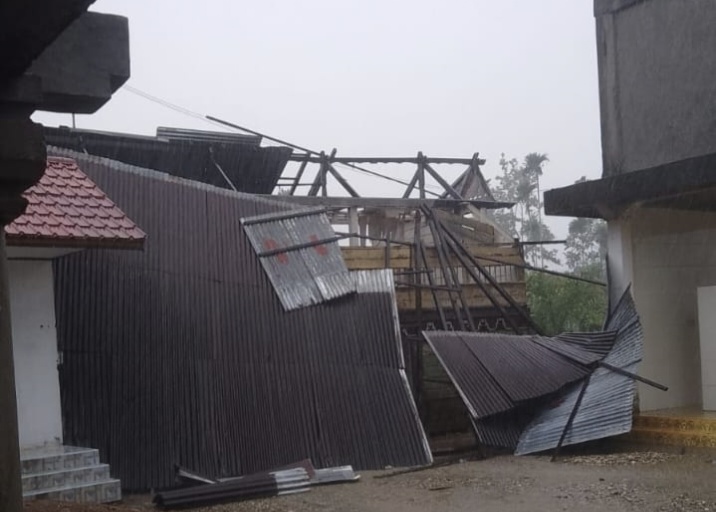 Angin Kencang di Cot Girek Aceh Utara Rusak 12 Rumah dan 2 Tiang Listrik, Polisi Pastikan Nihil Korban Jiwa