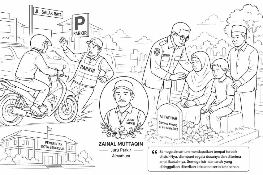 Juru Parkir di Bengkulu Meninggal Usai Ditabrak Motor Saat Bertugas, Pemkot Sampaikan Duka dan Harap Pengendara Lapor