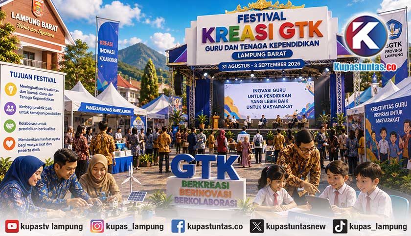 Festival Kreasi GTK Lampung Barat Agustus 2026, Mendikdasmen Abdul Mu'ti Dijadwalkan Hadir