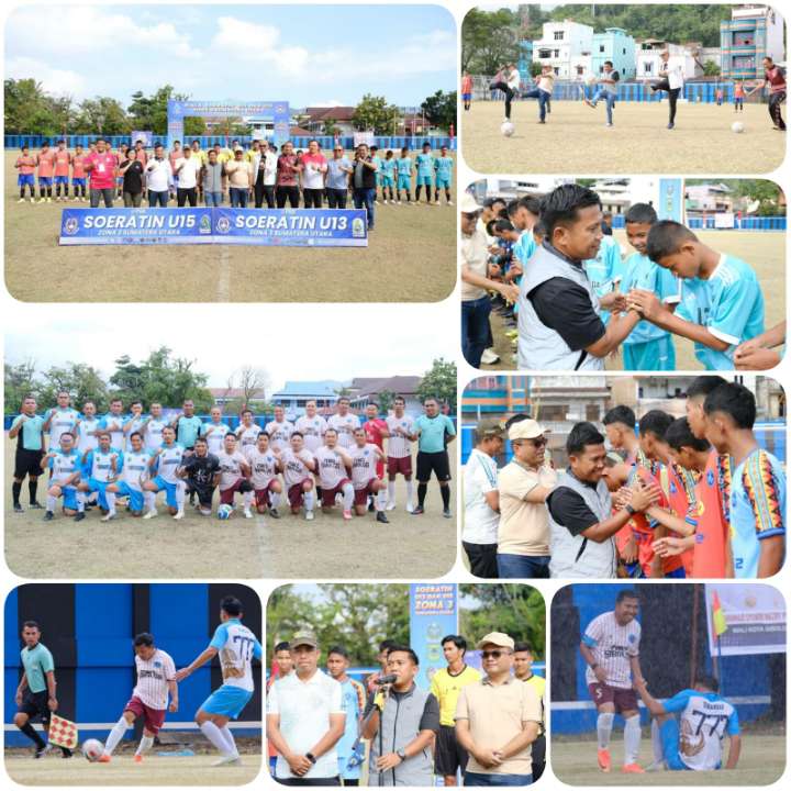 Wali Kota Sibolga Buka Piala Soeratin U-13 dan U-15 Zona 3 Sumatera Utara, 6 Daerah Ikut Bertanding
