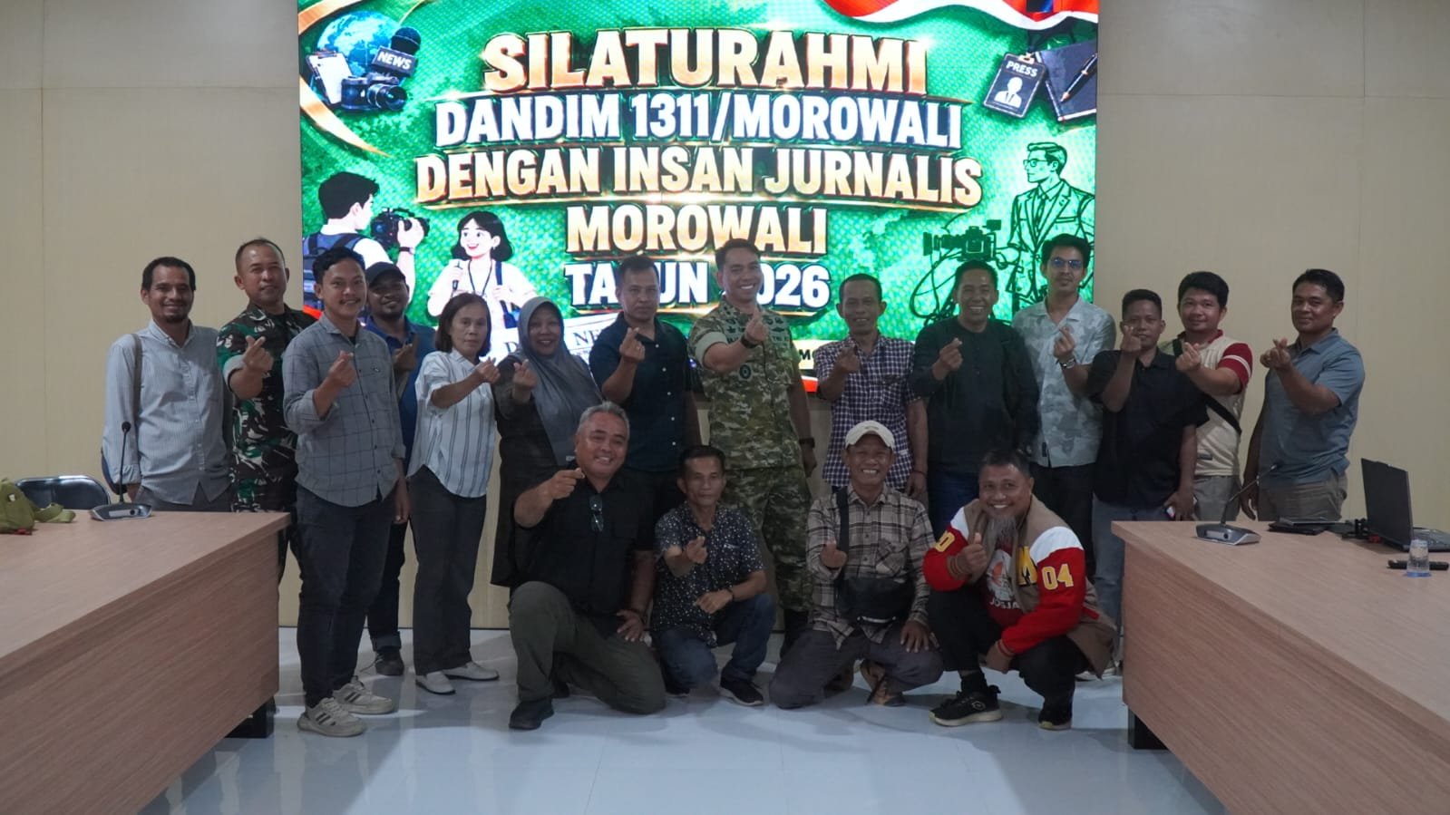 Dandim 1311 Morowali Ajak Insan Pers Berkolaborasi Kawal Stabilitas Daerah, Pertemuan Rutin Bakal Digelar