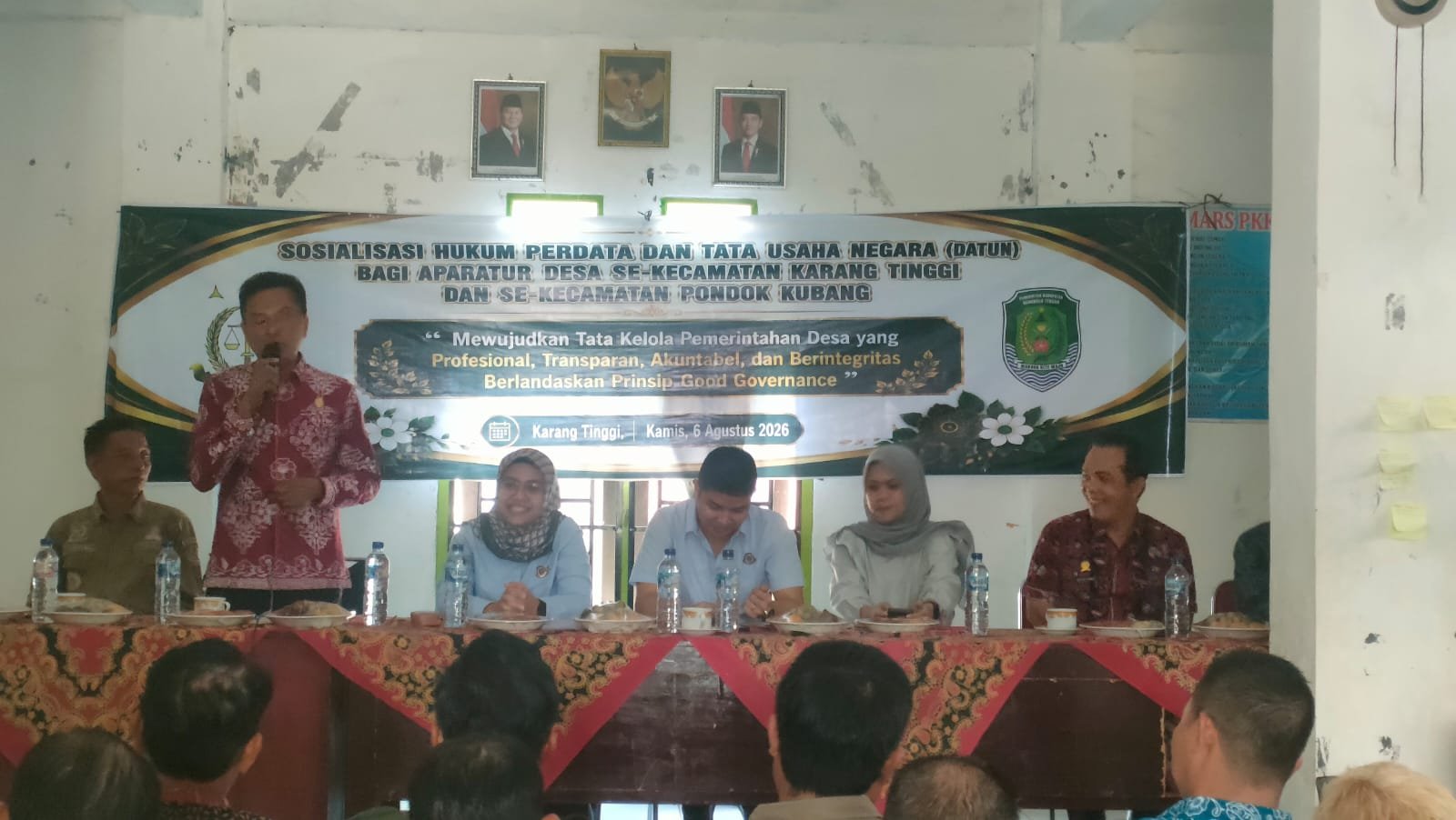 Pemkab Bengkulu Tengah dan Kejari Gelar Edukasi Hukum Gratis ke Perangkat Desa, Target Tekan Sengketa Lahan