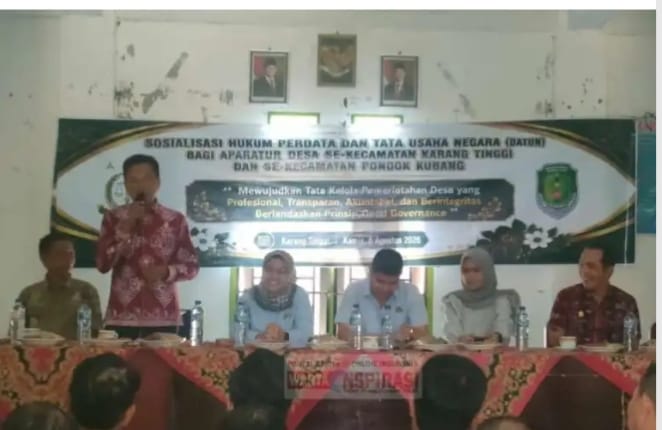 Forum Camat dan Kades Bengkulu Tengah Gandeng Kejari untuk Penyuluhan Hukum Gratis, Target Tekan Sengketa Lahan