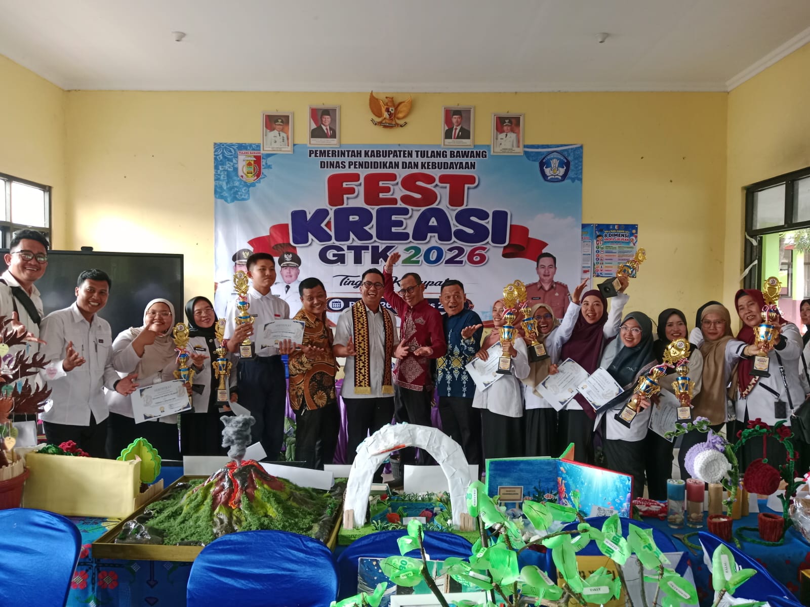 Festival Kreasi GTK Perdana di Tulang Bawang Digelar, Karya Terbaik Siap Berlaga ke Tingkat Provinsi Lampung