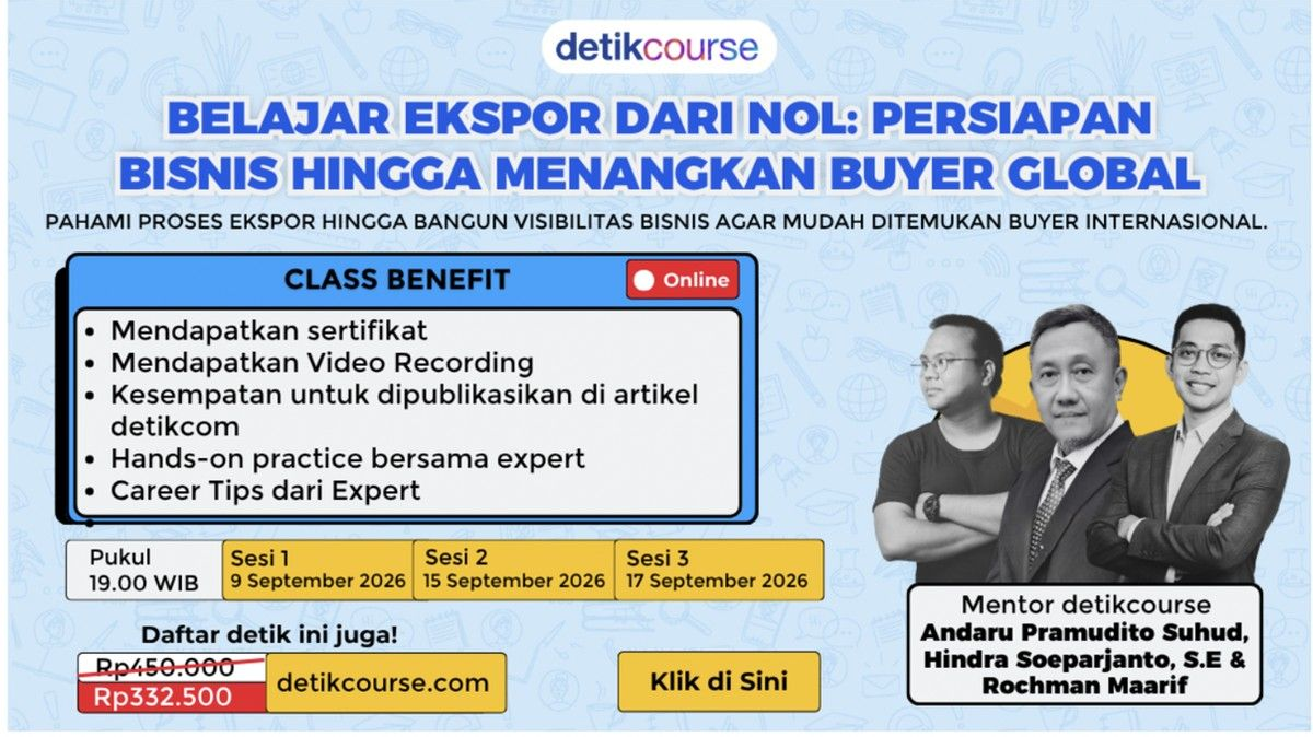 detikcourse Buka Kelas Bundling Ekspor-Impor dan Strategi Digital, Harga Promo Rp 332.500
