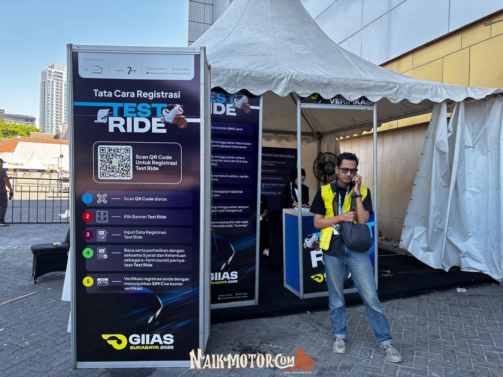 Test Ride GIIAS Surabaya 2026: 13 Motor Baru Bisa Dijajal Gratis di Lintasan 1,4 Km