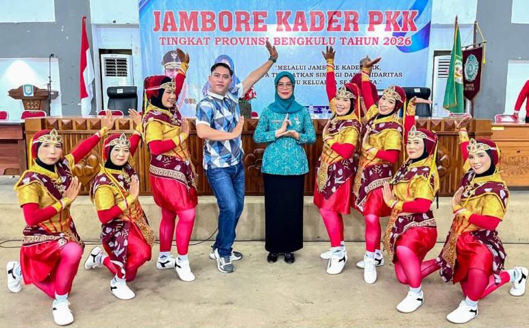 Jambore Kader PKK Bengkulu 2026 Resmi Dibuka, Seluma Bawa 4 Kontingen dan Pamerkan Produk UPK