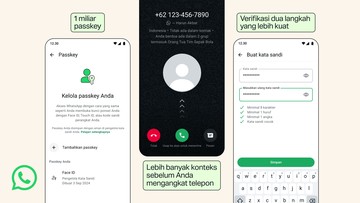 WhatsApp Rilis 3 Fitur Keamanan Baru, Passkey Kini Bisa Lebih dari Satu