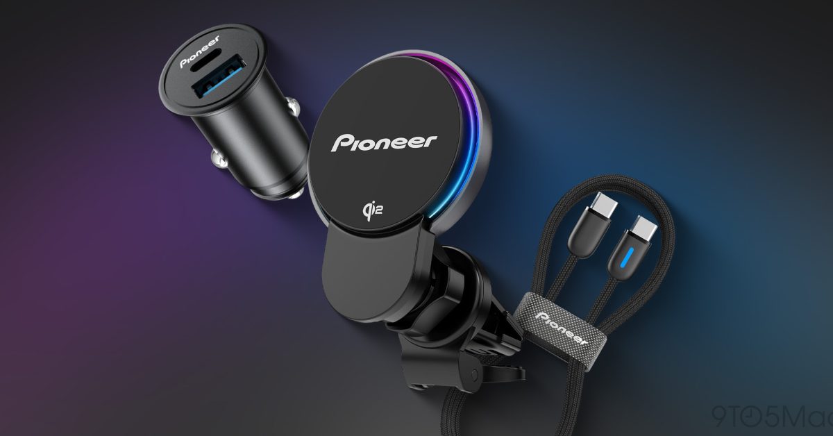 Pioneer Rilis Aksesori iPhone Pertama: Dudukan MagSafe, Charger Mobil, dan Kabel USB-C