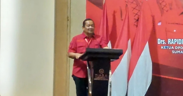 Target 15 Kursi DPRD Medan, PDI Perjuangan Sumut Konsolidasi 21 PAC di Tiara Convention Center