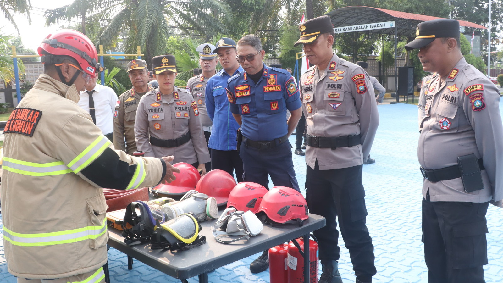 Polres Karimun Gelar Apel Kesiapsiagaan Karhutla, Deteksi Dini dan Sinergi Lintas Instansi Jadi Kunci