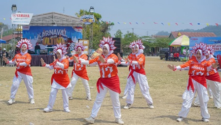 Yamaha Gear Ultima Ramaikan Karnaval Kemerdekaan di Sukabumi, Jalan Sehat hingga Parade Band Meriahkan Dua Hari