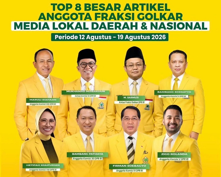 Anggota DPR RI Maruli Siahaan Puncaki Publikasi Fraksi Golkar, Sebut Media sebagai Jembatan Aspirasi Masyarakat Sumut