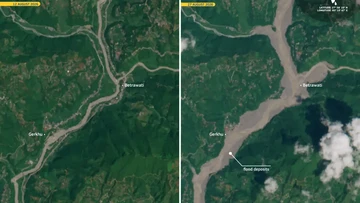 Citra Satelit Ungkap Dampak Dahsyat Banjir Nepal, Negeri Berubah Drastis