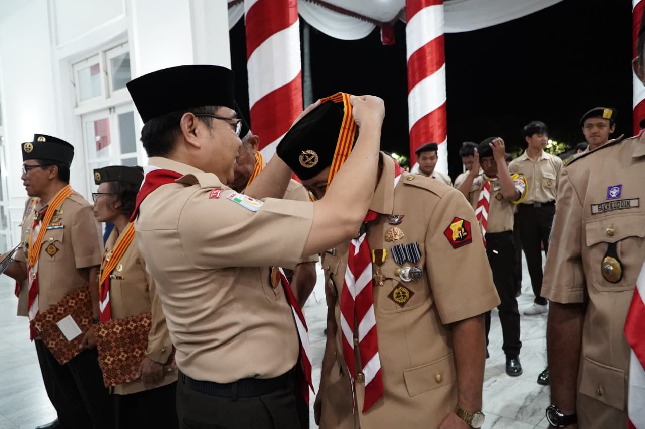Hari Pramuka ke-65 di Bengkulu: 13 Tokoh Terima Lencana dan Pancawarsa, Kwarda Ditegaskan Jadi Pilar Indonesia Emas 2045