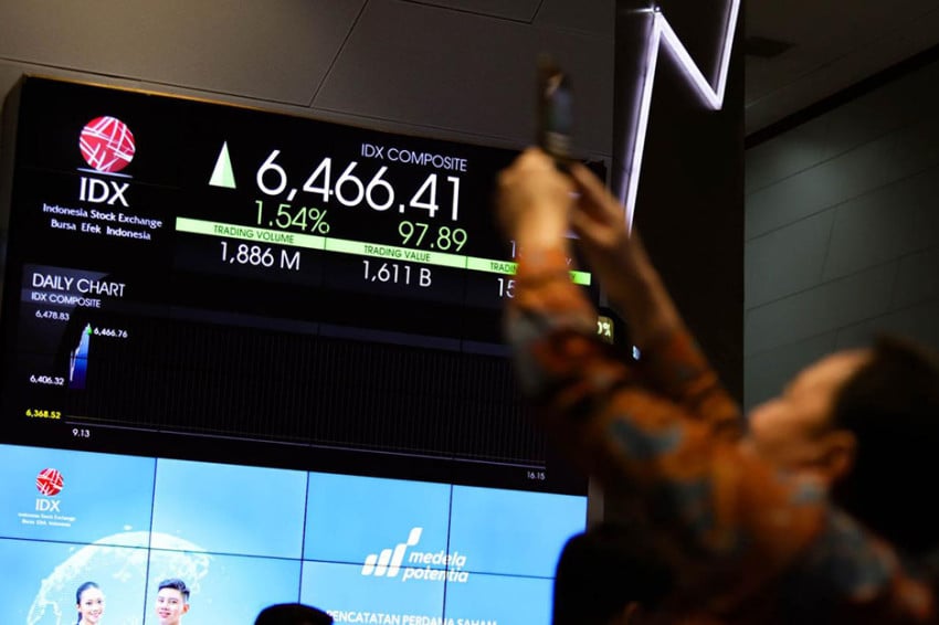 IHSG Tembus 6.521, Ditutup Naik 1,81 Persen—578 Saham Menguat