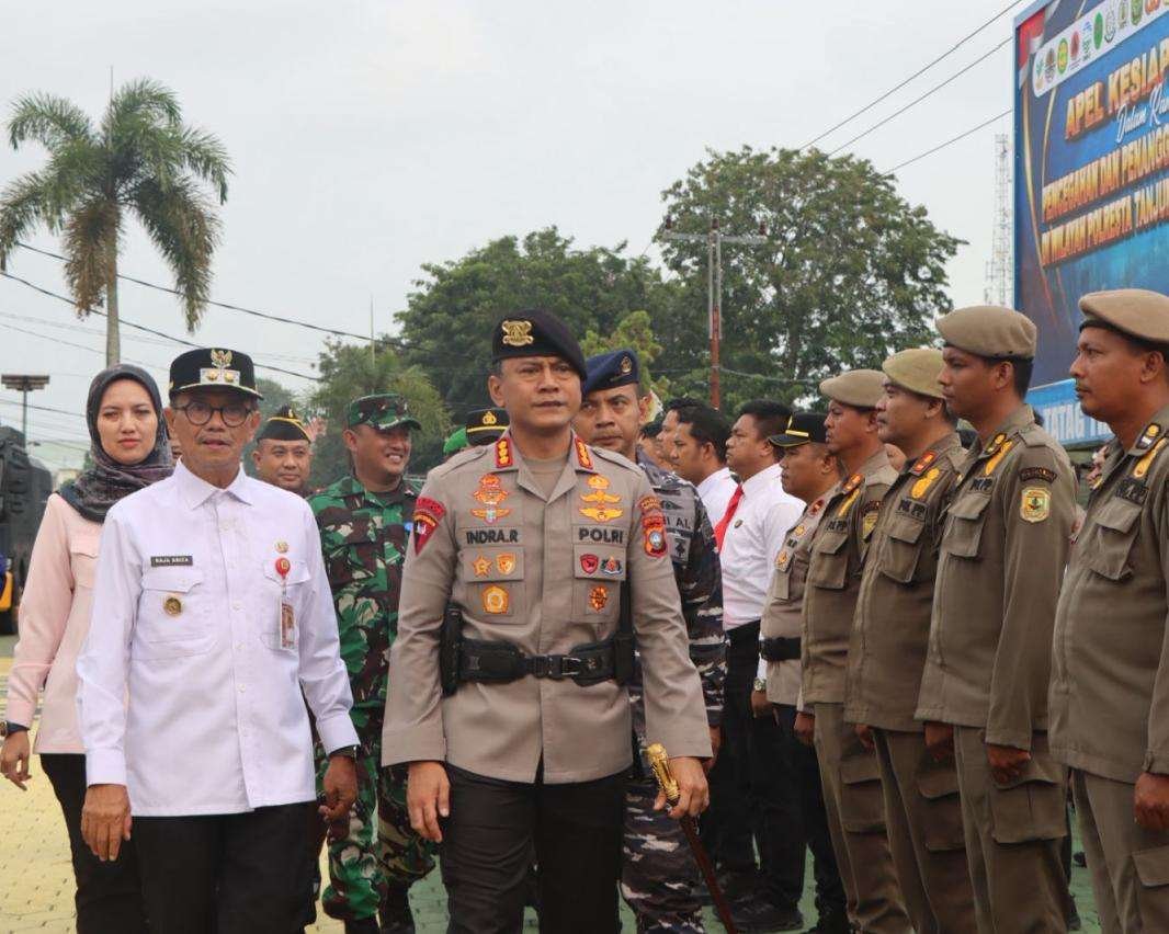 61,8 Hektare Lahan di Tanjungpinang Terbakar Sepanjang 2026, Polresta Gelar Apel Kesiapsiagaan Karhutla