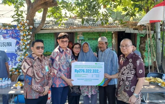Kecelakaan Kerja di Alun-Alun Surabaya, Ahli Waris Karyawan PT Wings Surya Terima Santunan Rp 276 Juta dari BPJS Ketenagakerjaan