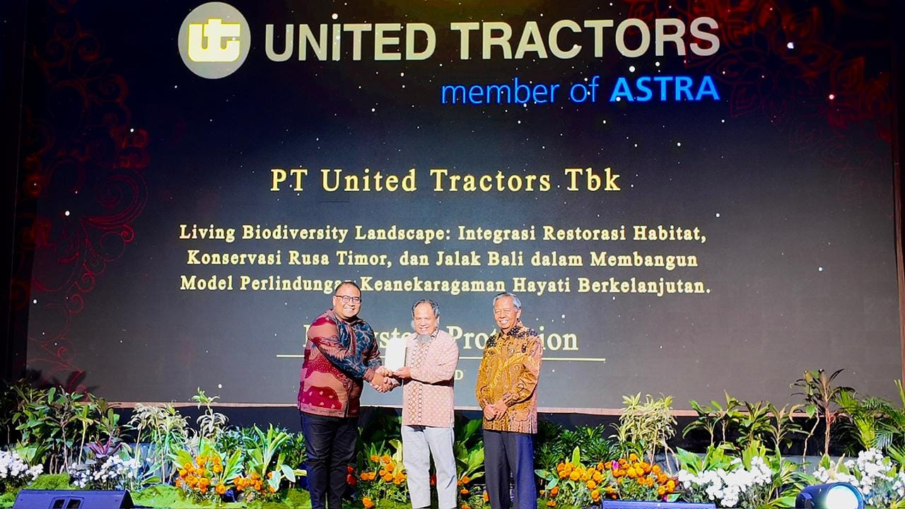 United Tractors Borong 5 Penghargaan Keberlanjutan, Inovasi Air dan Ekosistem Raih Gold